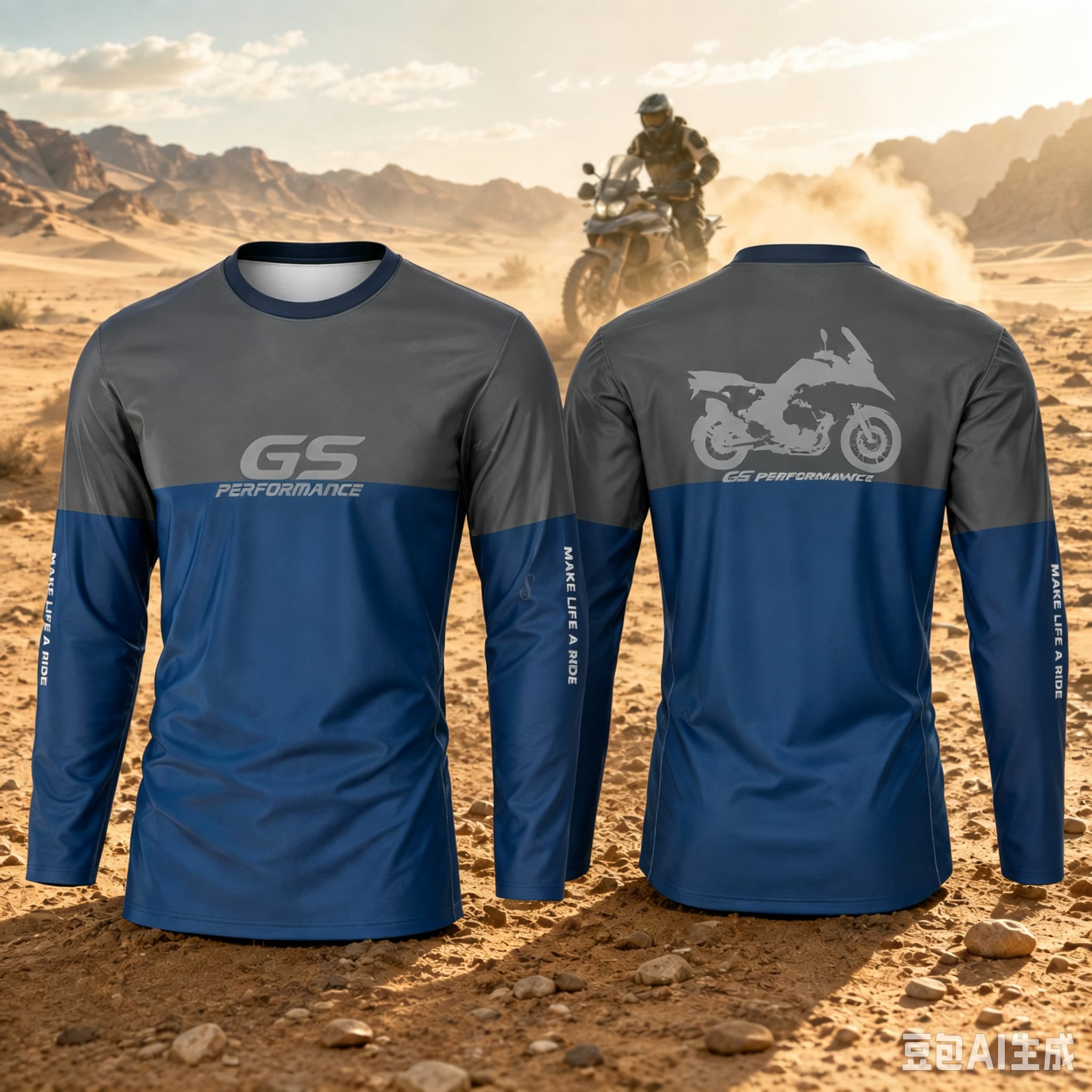 Outdoor Sports Adventure - Koszulka z długim rękawem do motocykla